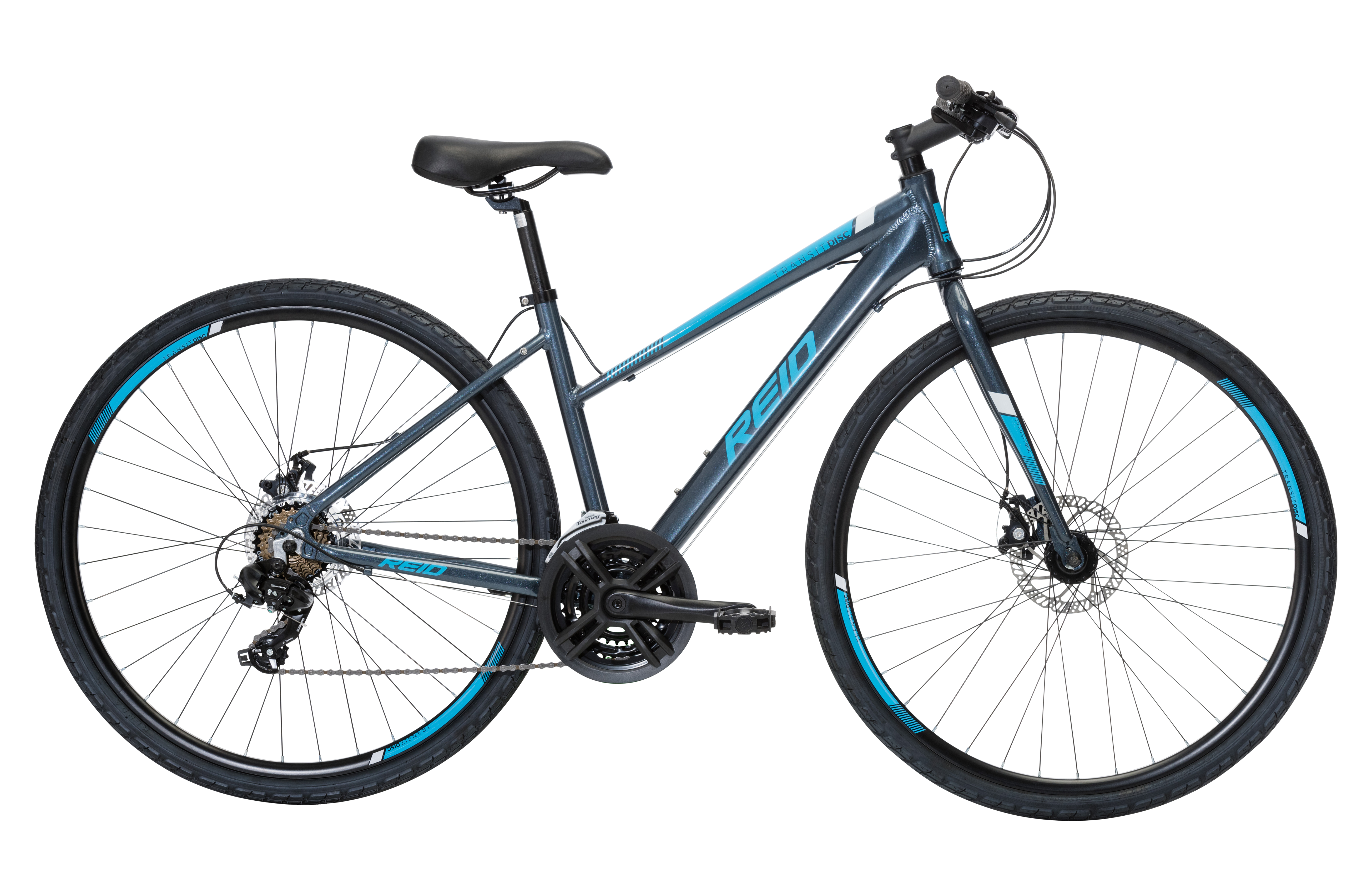 Transit Disc WSD Commuter Bike Charcoal Bikes Reid