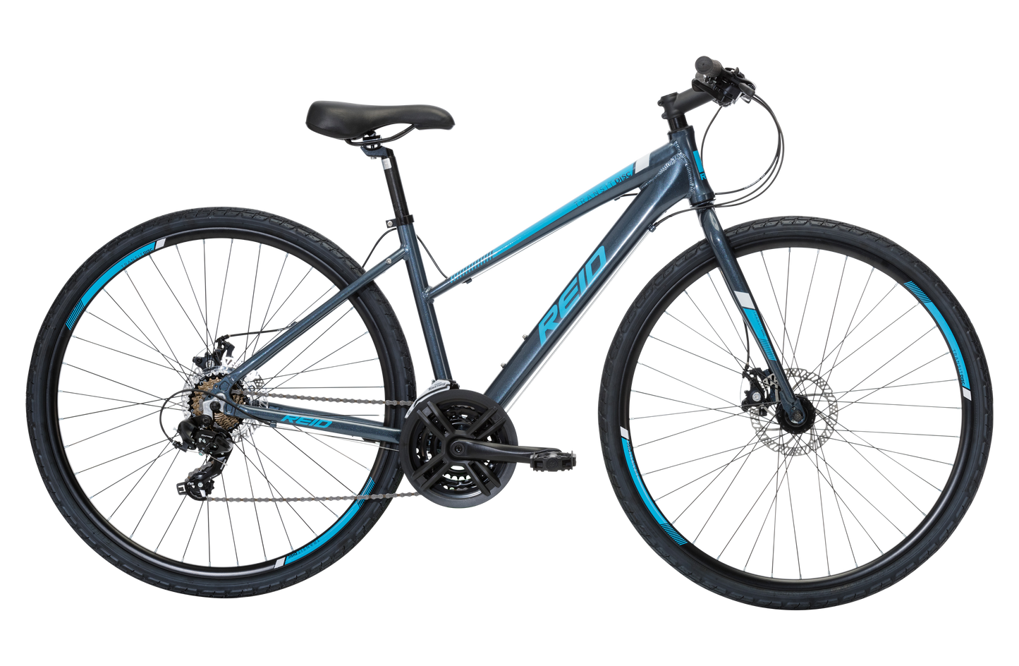 Transit Disc WSD Commuter Bike Charcoal Bikes Reid
