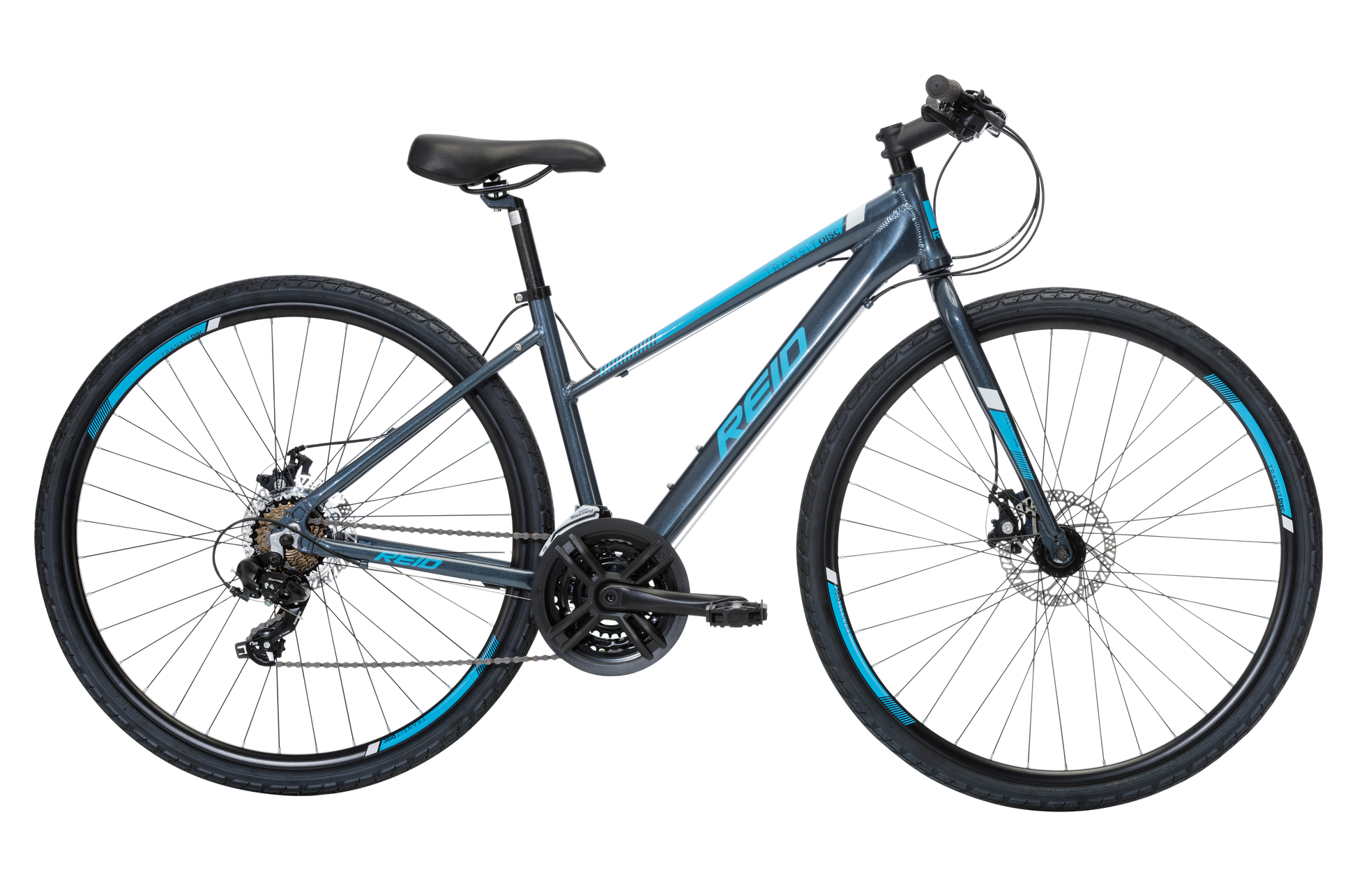 Transit Disc WSD Commuter Bike Charcoal Bikes Reid
