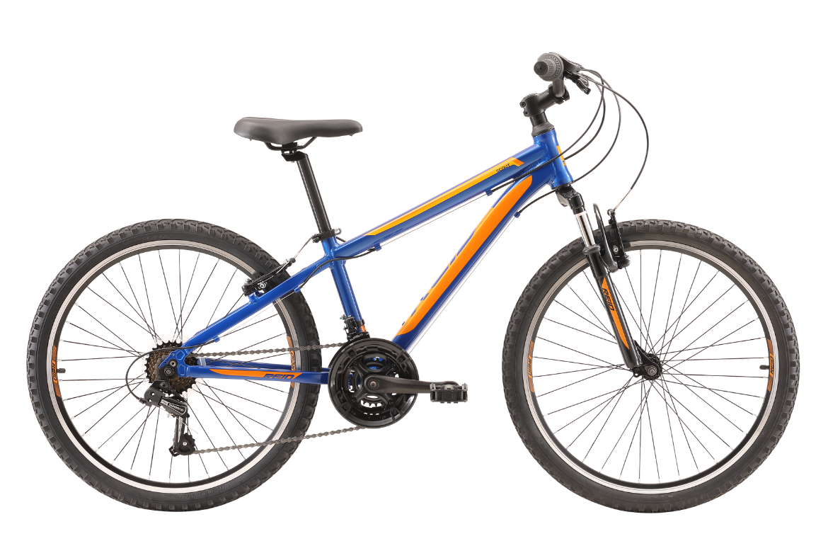 Scout 24 Kids Bike Blue Orange Discontinued Reid Bikes