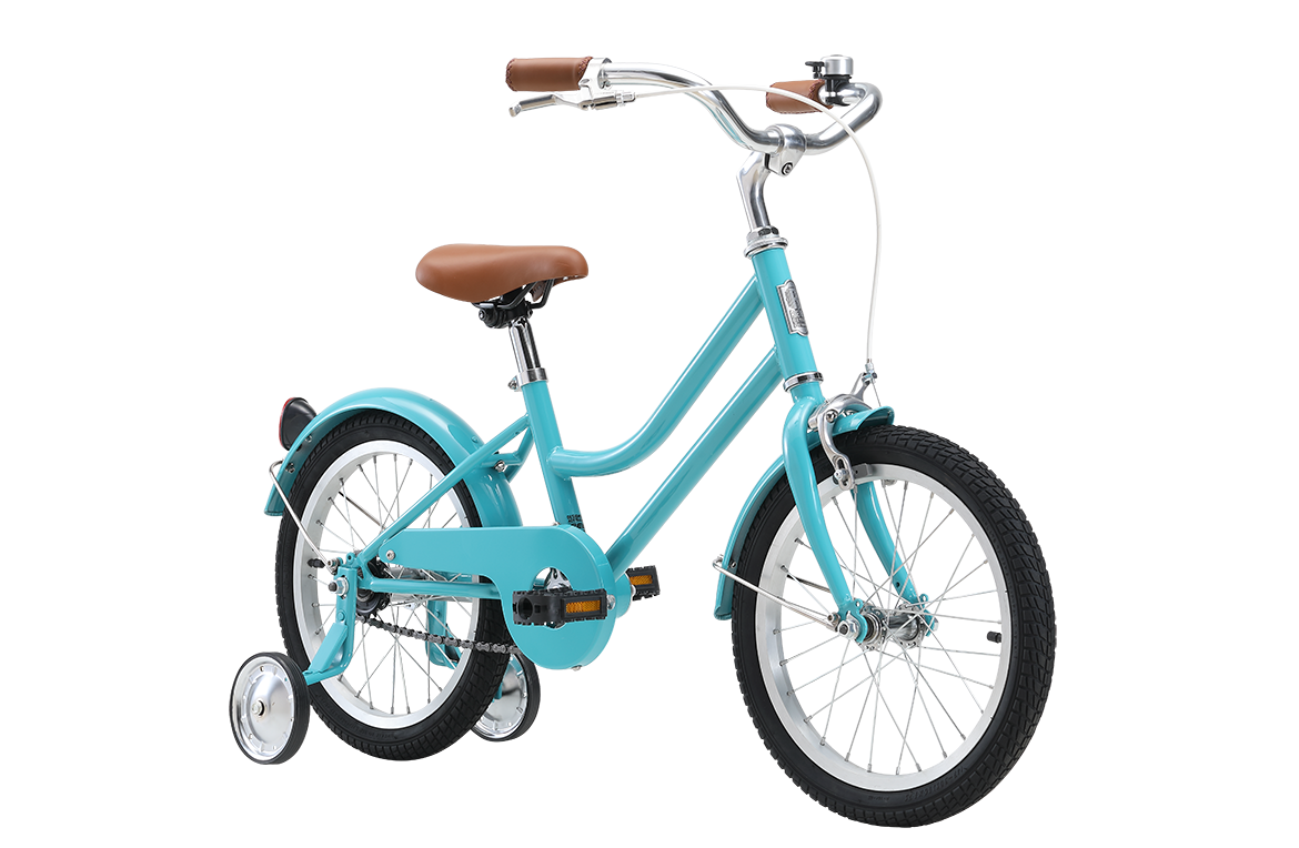 Girls Classic 16" Kids Bike Turquoise Bikes Reid