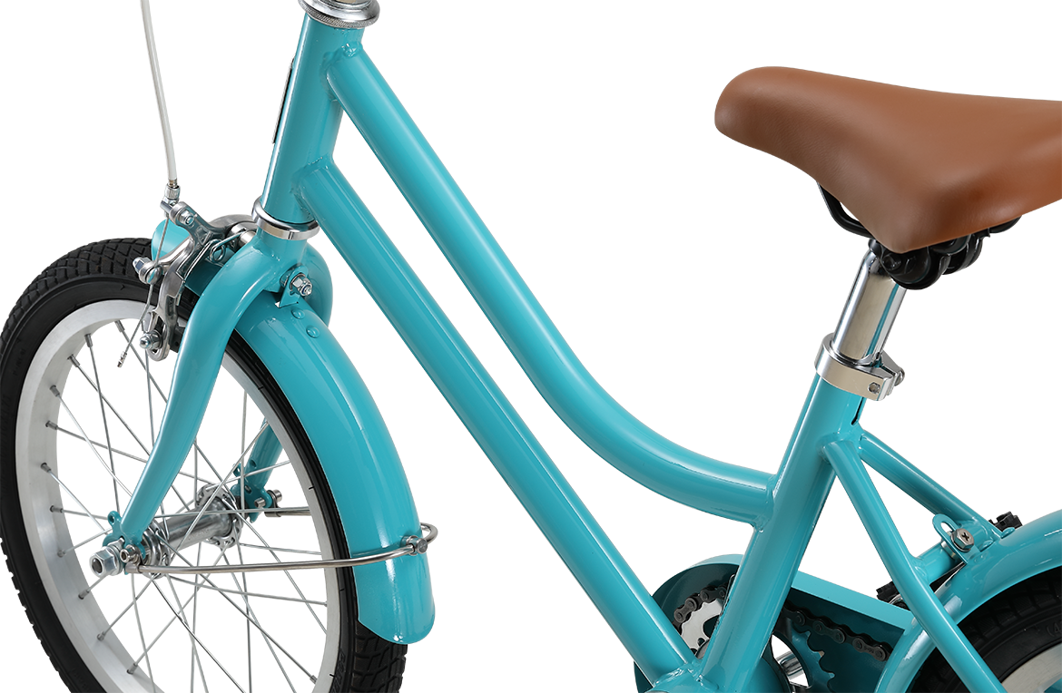 Girls Classic 16" Kids Bike Turquoise Bikes Reid