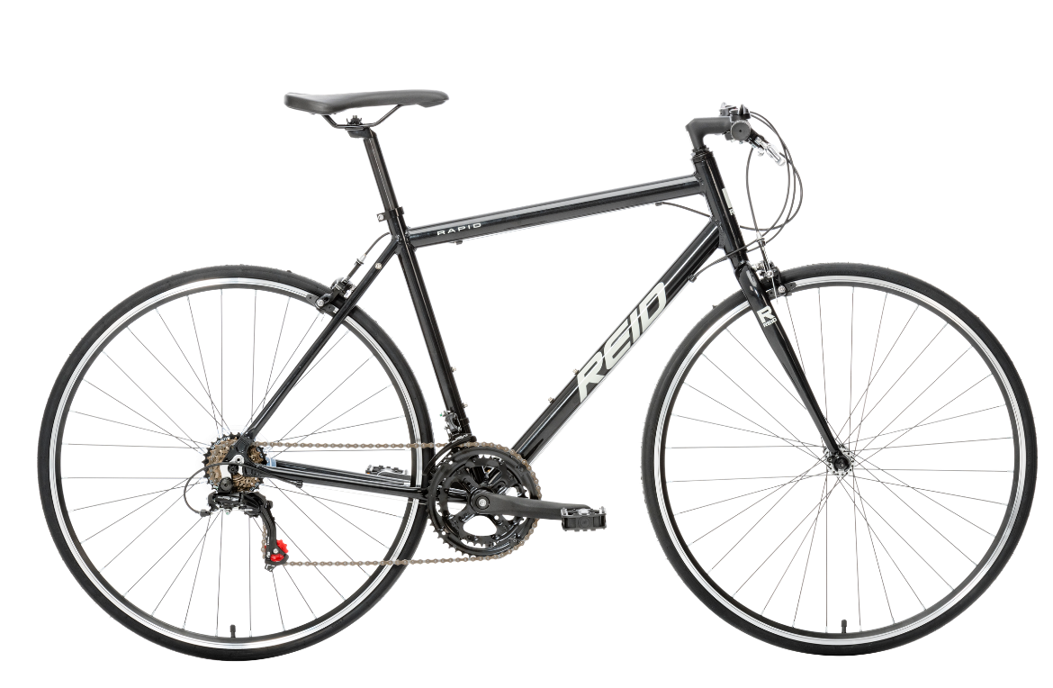 Rapid Flat Bar Road Bike Black