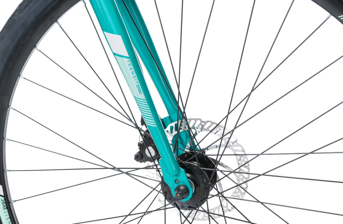 Transit Disc WSD Commuter Bike Teal Bikes Reid