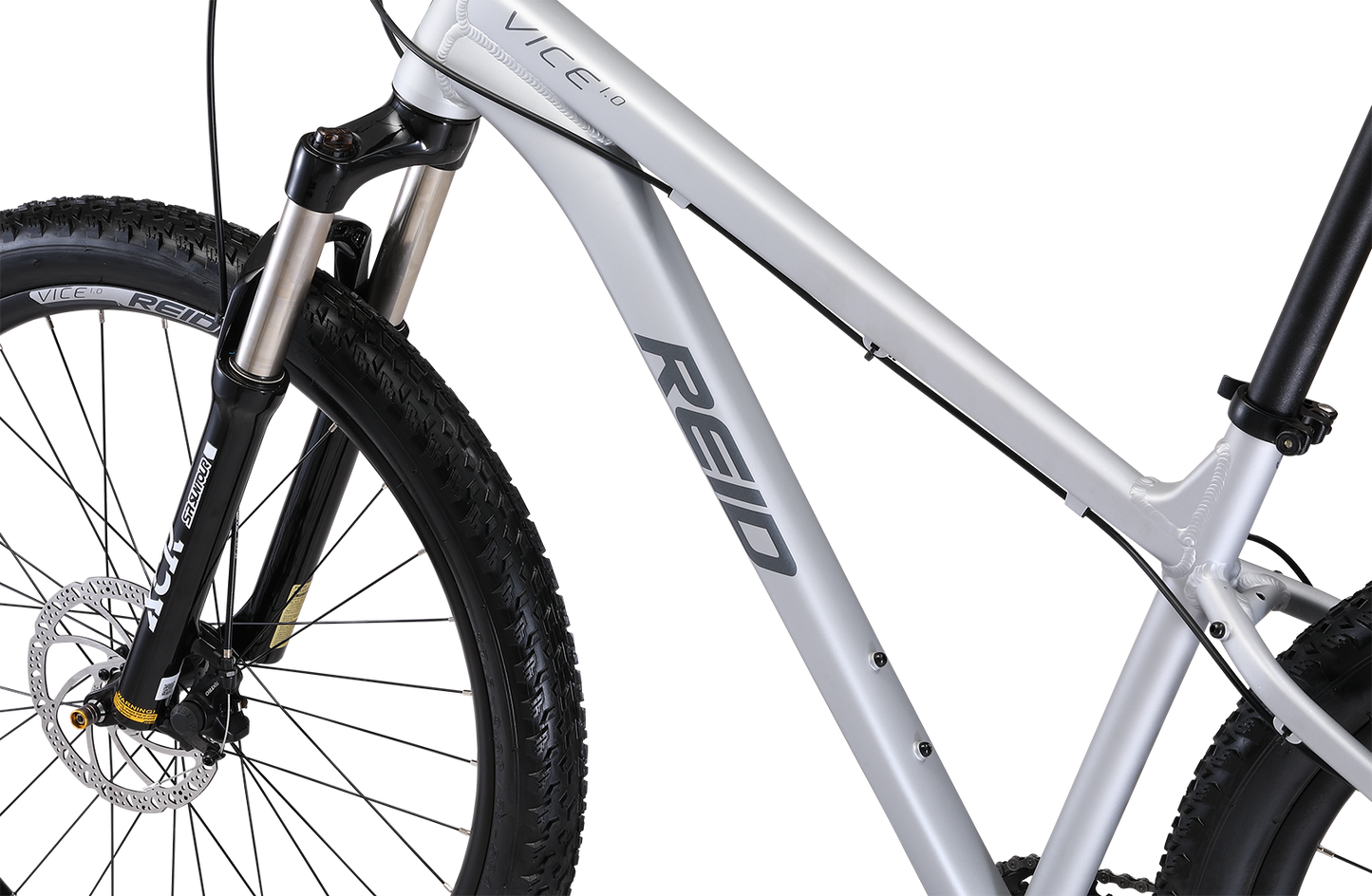 Vice 1.0 Mountain Bike MY21 Silver Bikes Reid