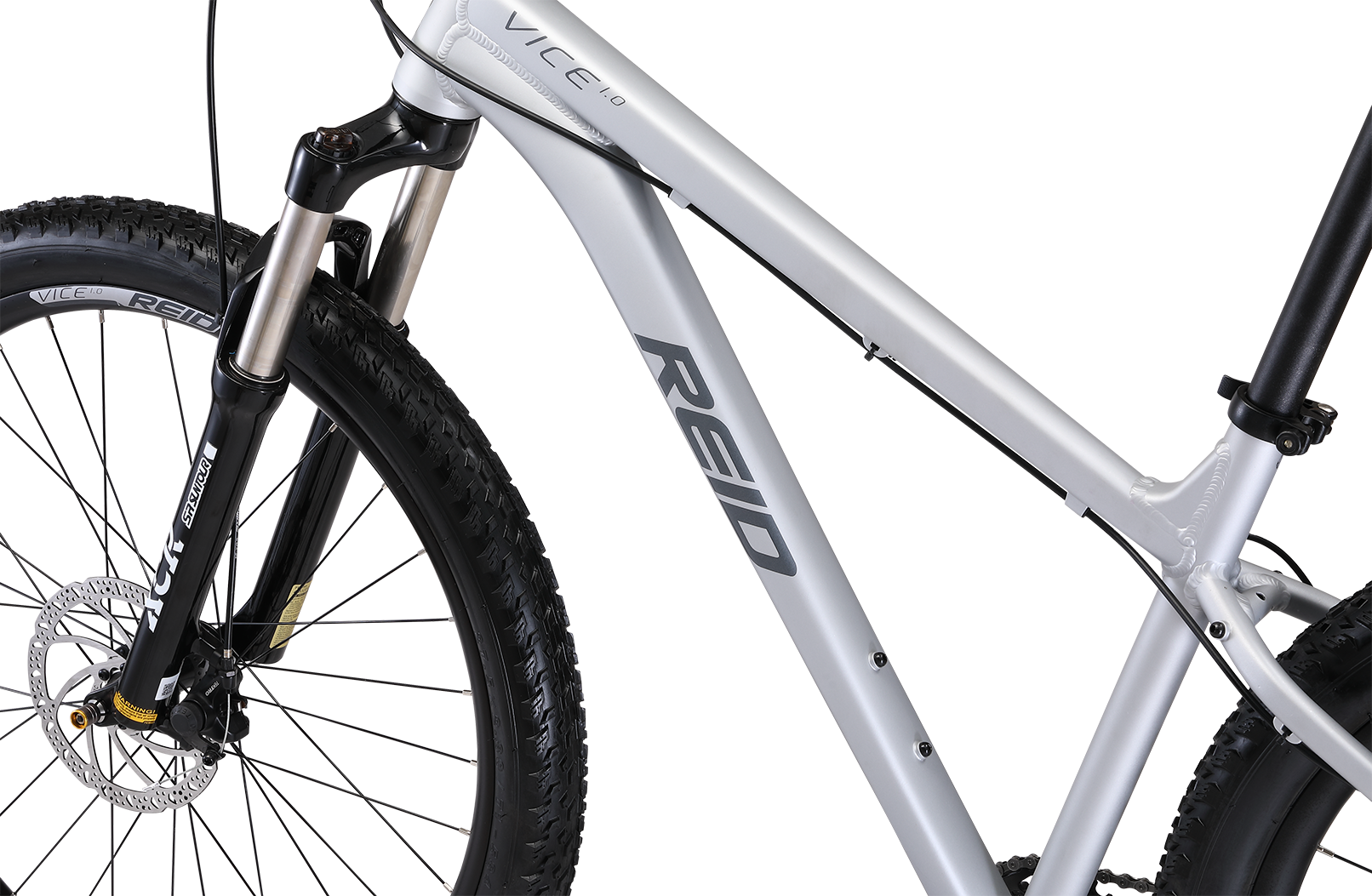 Vice 1.0 Mountain Bike MY21 Silver Bikes Reid