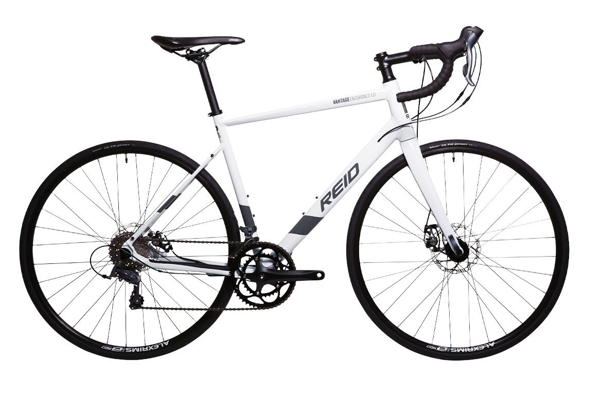Vantage Endurance 1.0 Road Bike White Bikes Reid