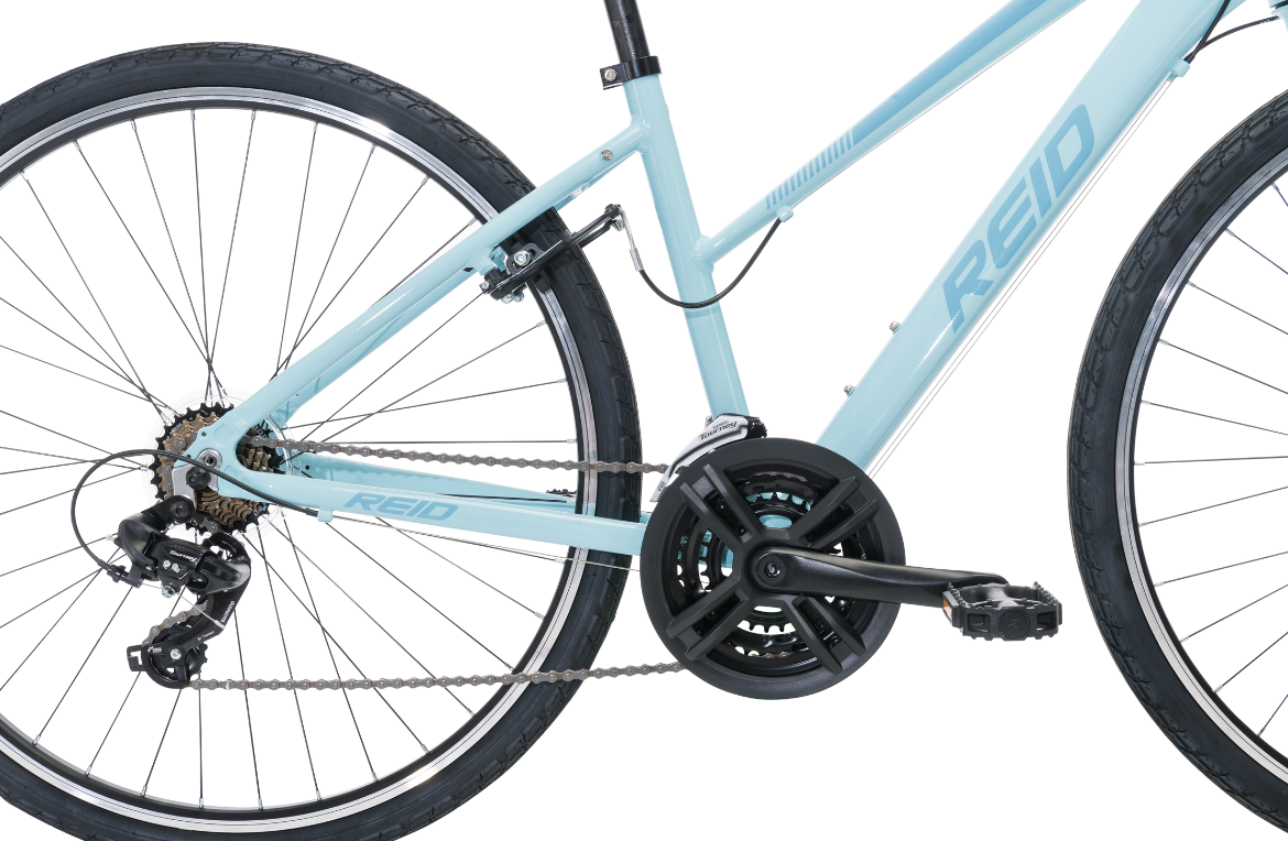 Transit WSD Commuter Bike Baby Blue Bikes Reid