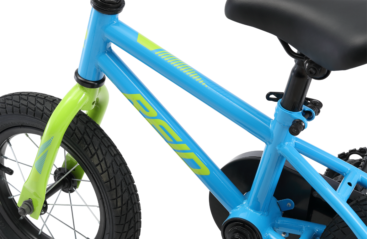 Boys Explorer S 12" Kids Bike Blue/Green Bikes Reid