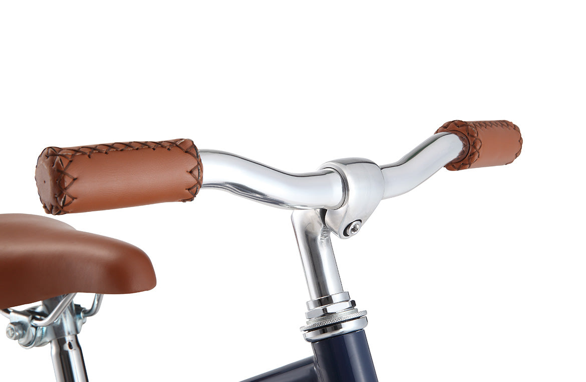 Boys Vintage Balance Kids Bike Navy Blue Bikes Reid