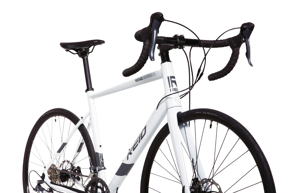 Vantage Endurance 1.0 Road Bike White Bikes Reid