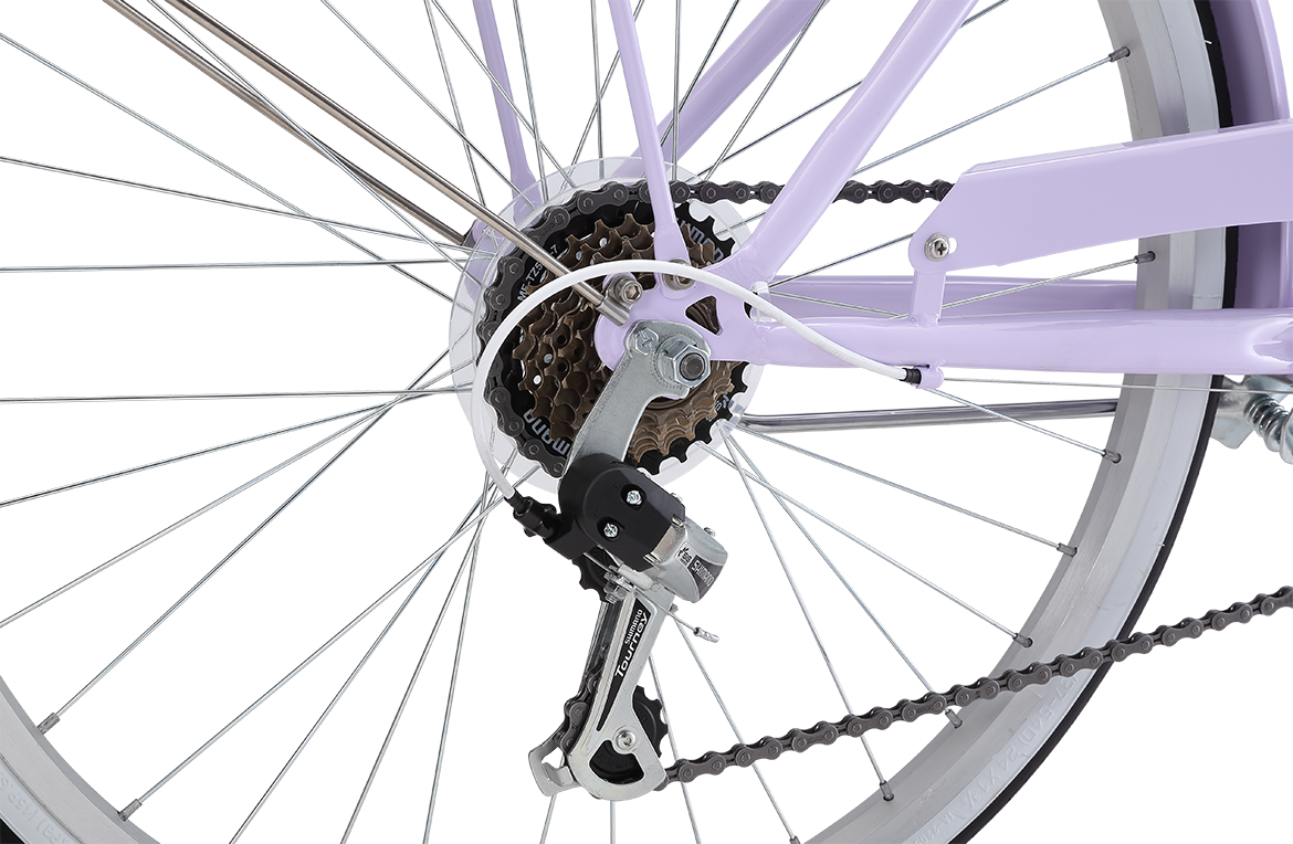 Girls Classic Petite 24" Vintage Bike Lavender Bikes Reid