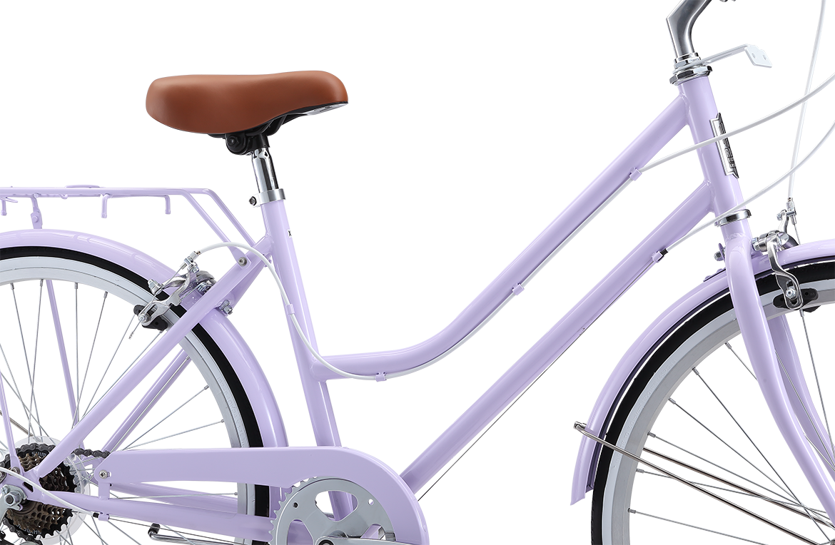 Girls Classic Petite 24" Vintage Bike Lavender Bikes Reid
