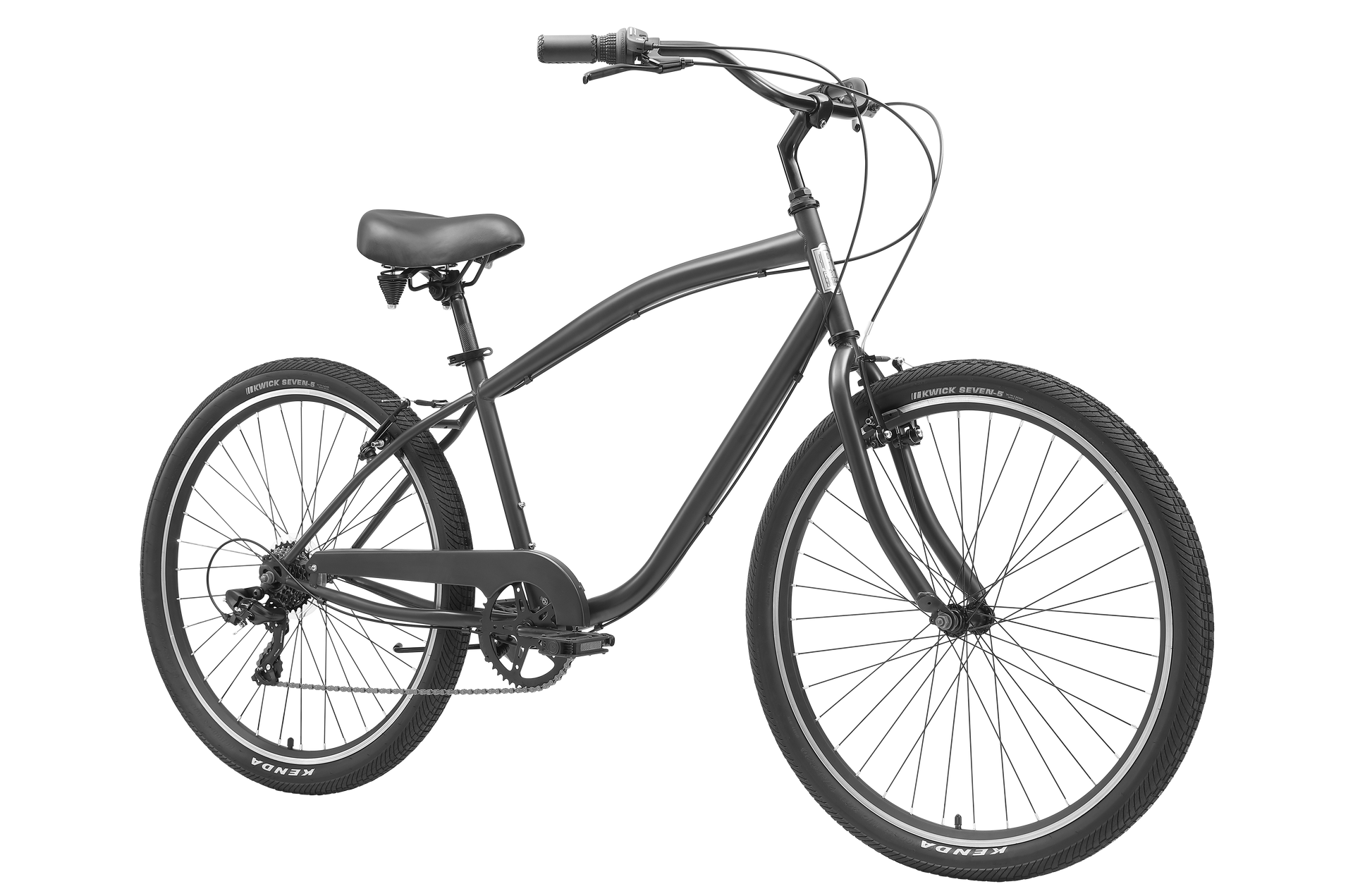 Gents Cruiser 7 speed 27.5" Vintage Bike MY24 Black Bikes Reid