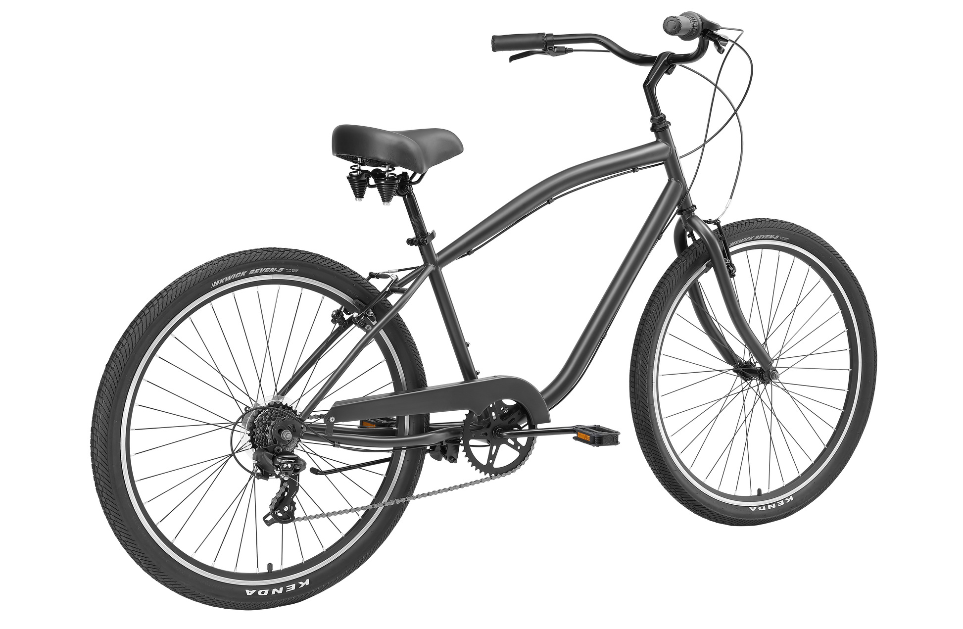 Gents Cruiser 7 speed 27.5" Vintage Bike MY24 Black Bikes Reid