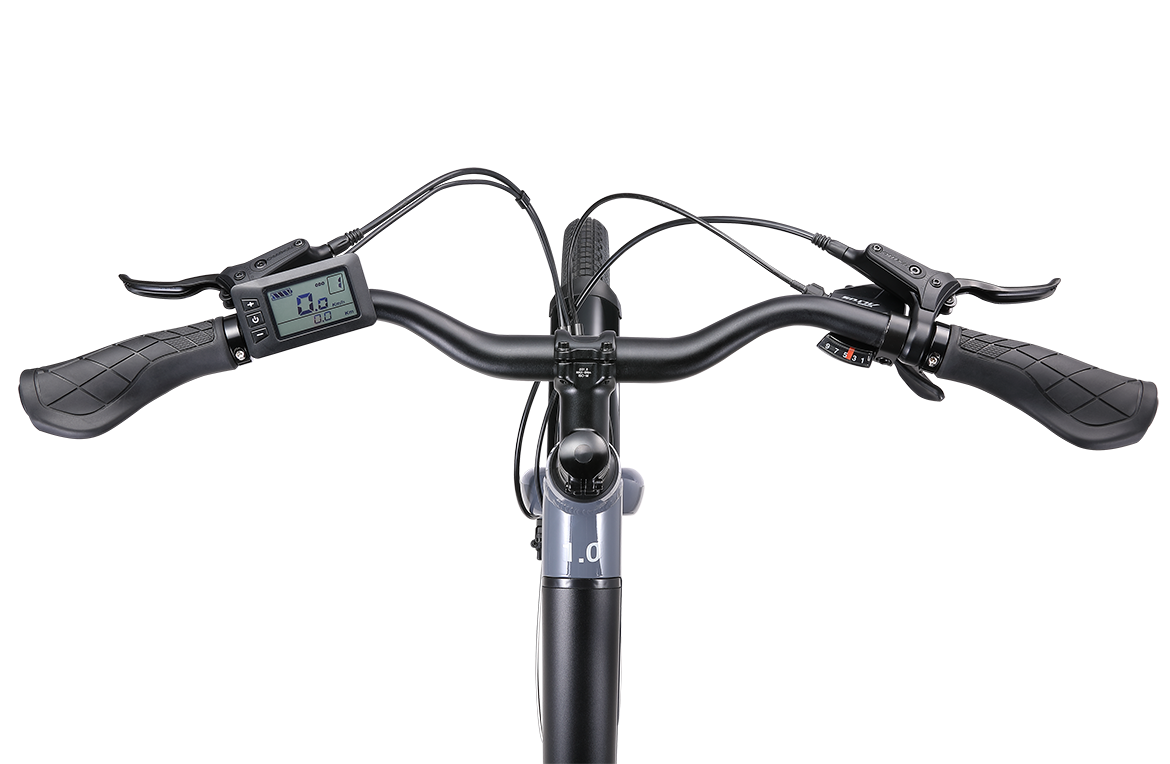 Blacktop 1.0 Step Through eBike Grey eBikes Reid