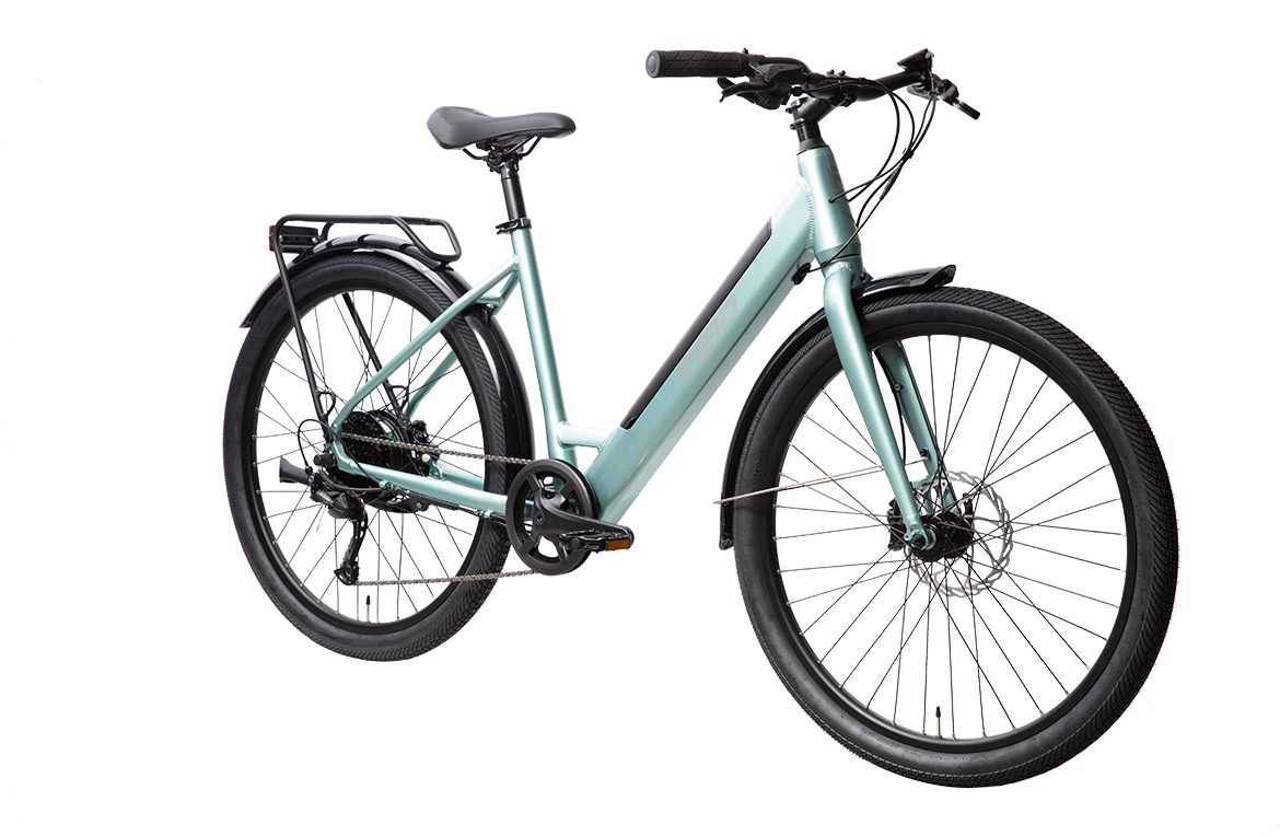Blacktop 1.0 Step Through eBike Iced Mint eBikes Reid