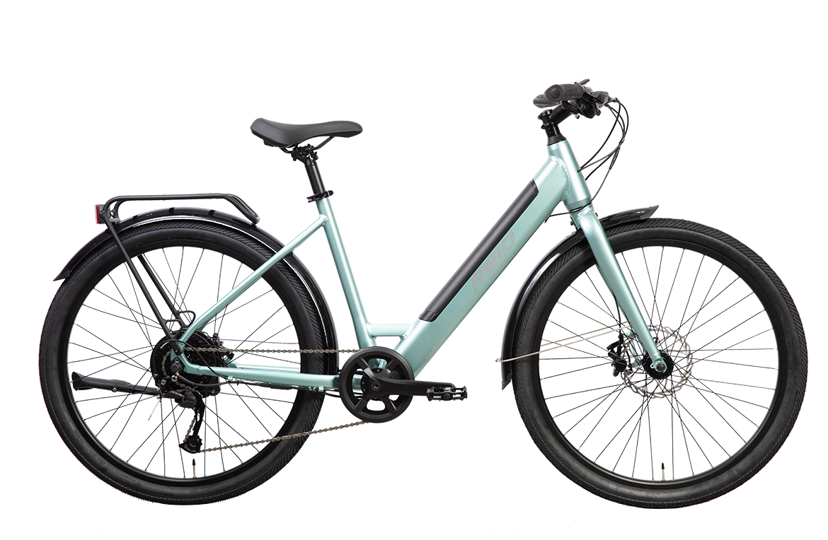 Blacktop 1.0 Step Through eBike Iced Mint eBikes Reid