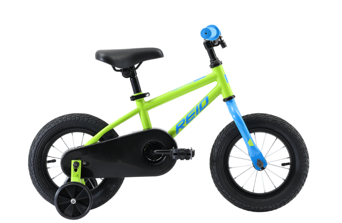 Boys Explorer S 12" Kids Bike Fluro Yellow Bikes Reid