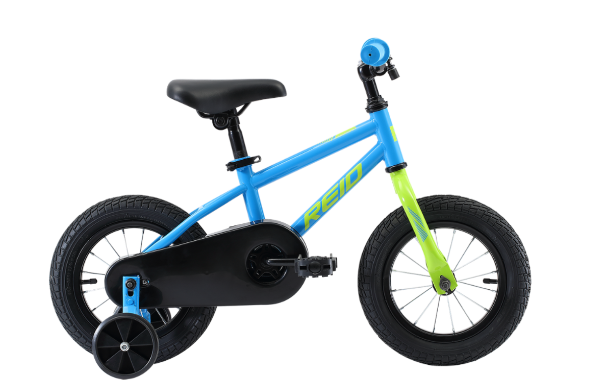 Explorer S 12 Kids Bike Blue Green Reid Bikes UK