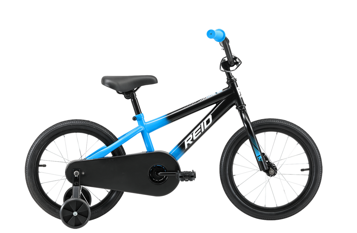 Boys Explorer S 16" Kids Bike Blue/Black Bikes Reid