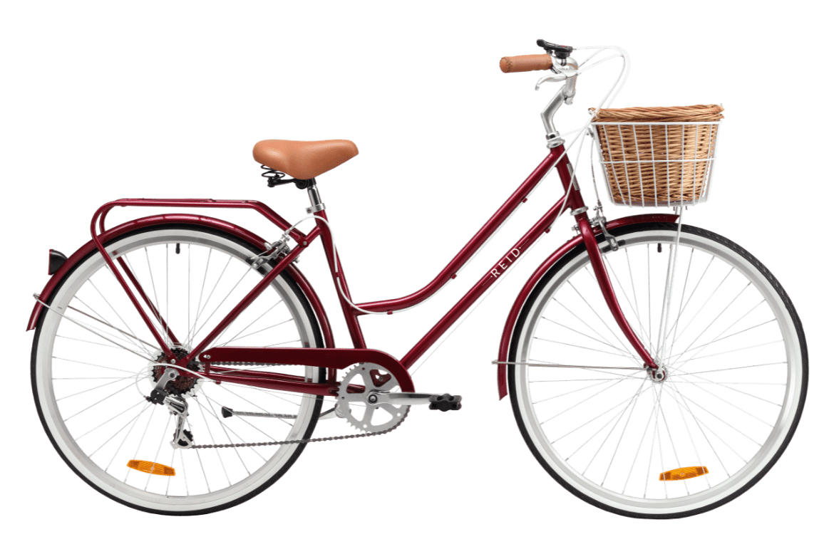 Ladies Classic Lite Vintage Bike Cherry Red