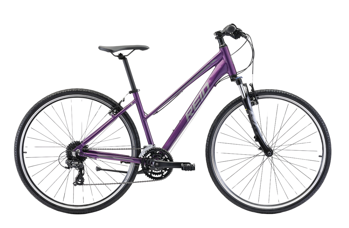 City 2 WSD Commuter Bike Purple Bikes Reid