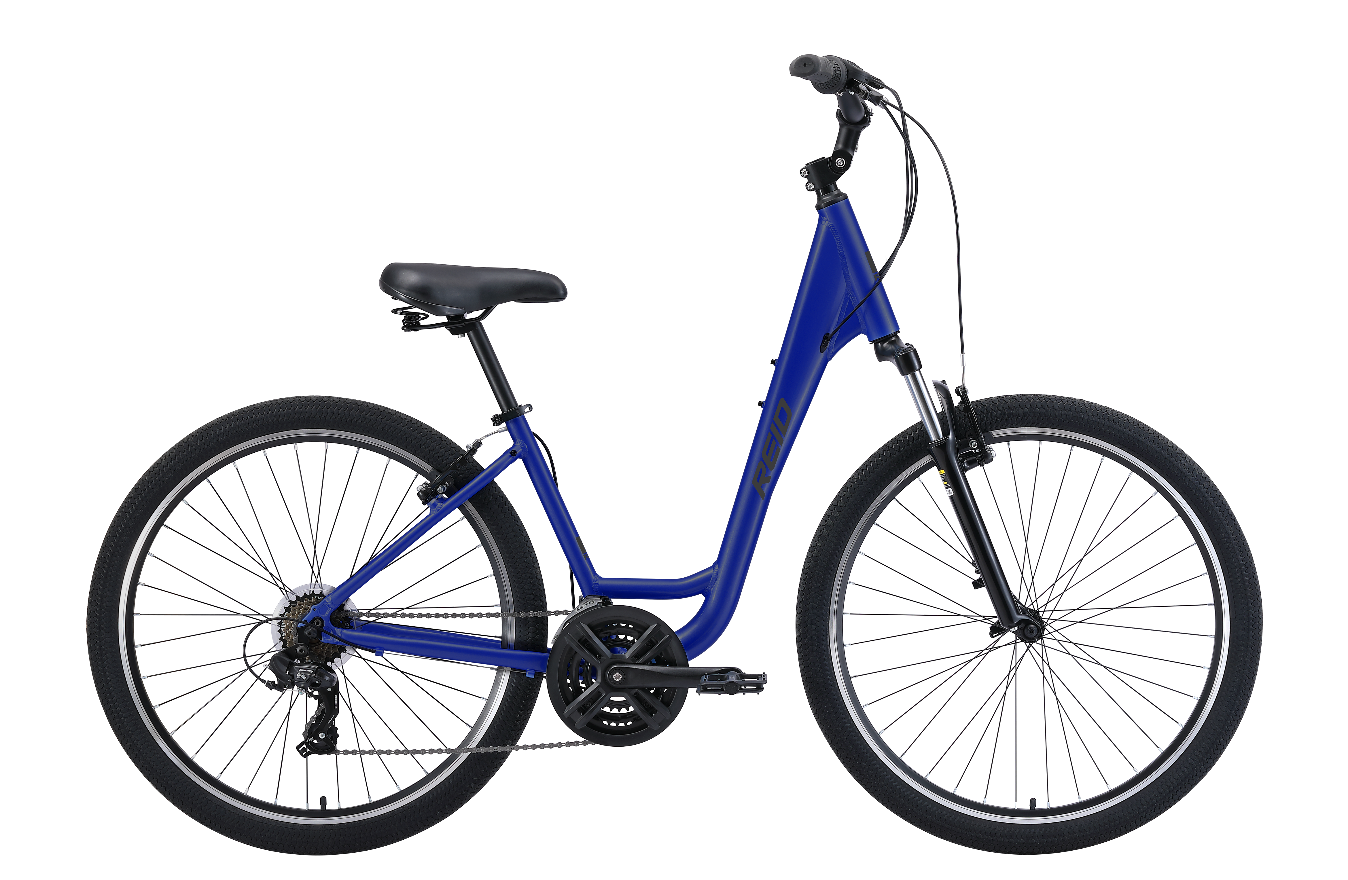 Comfort 2 Step Through Commuter Bike Navy Blue