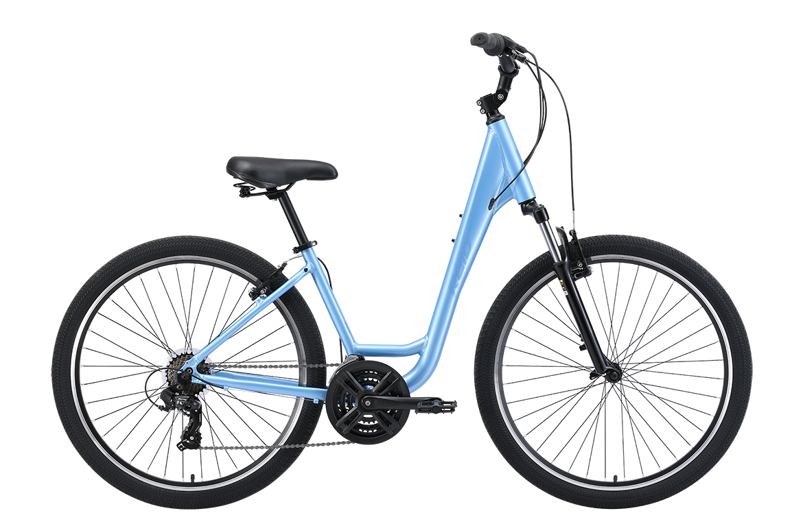 Comfort 2 Step Through Commuter Bike Blue