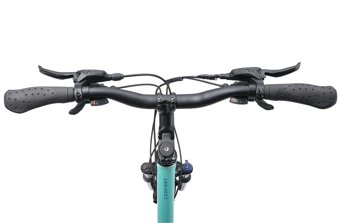 Comfort 3 Step Through Commuter Bike Teal Bikes Reid