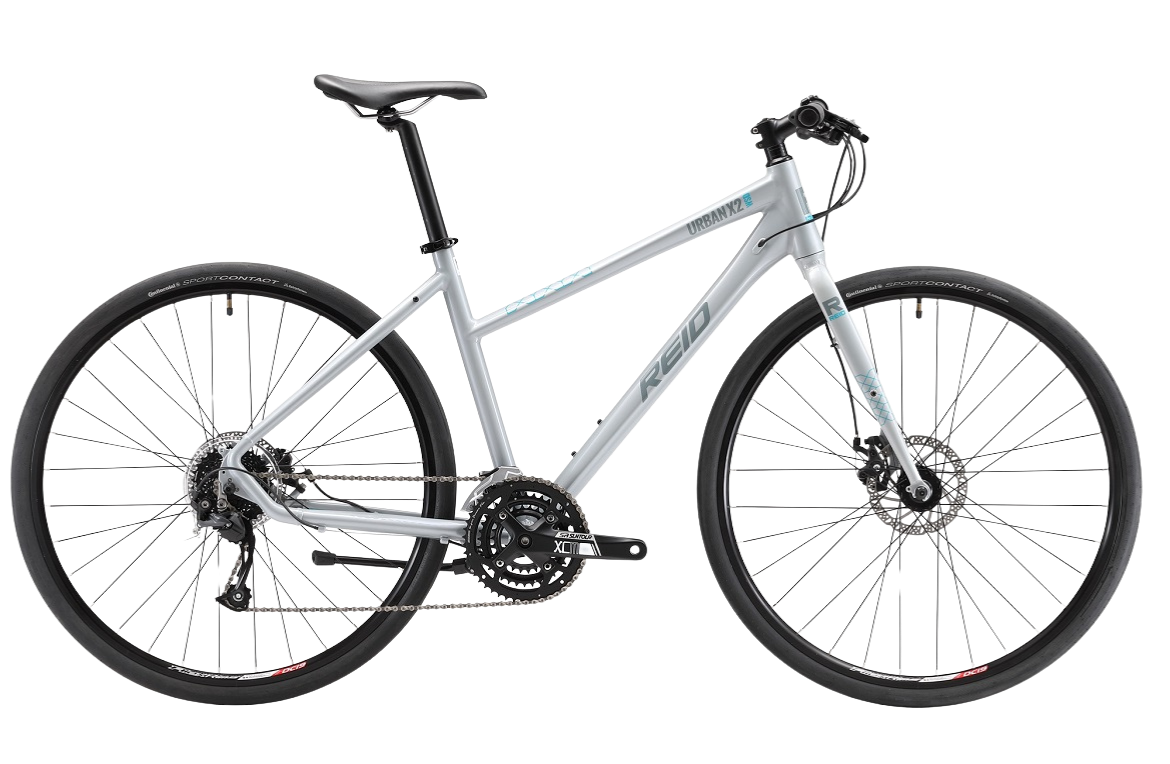 Urban X2 WSD Commuter Bike Silver Bikes Reid