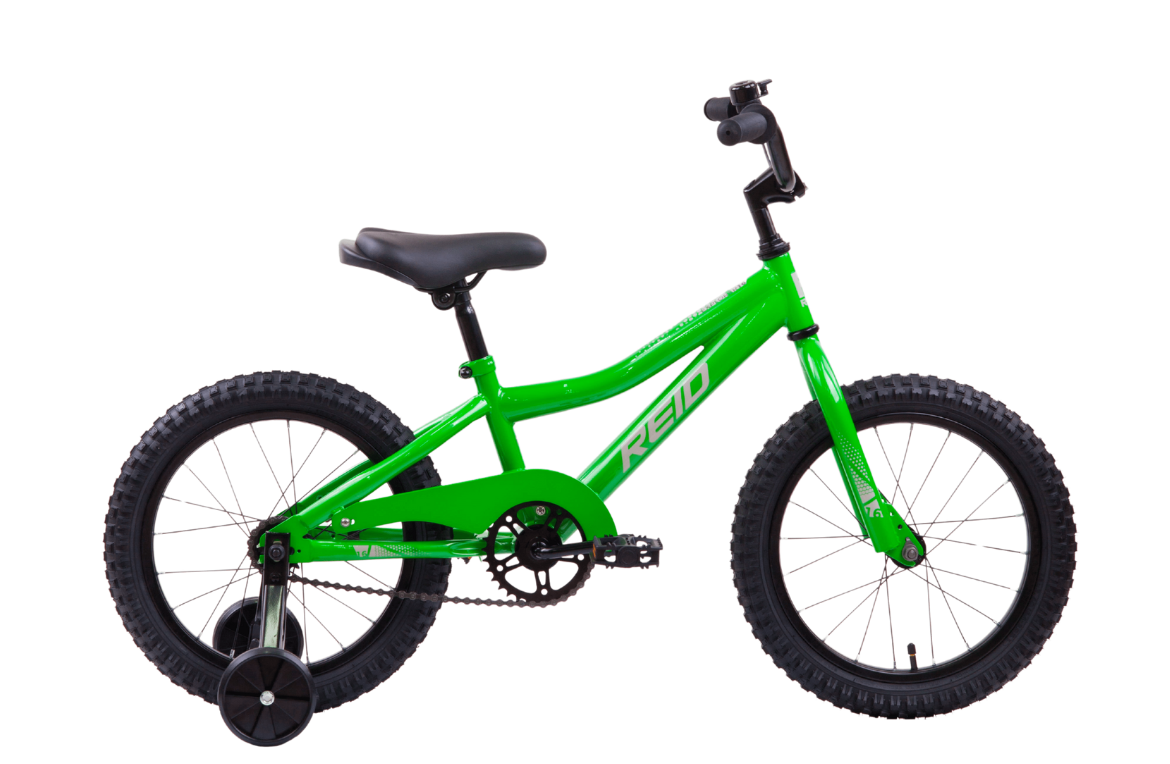 Explorer S 16" Kids Bike MY24 Fluro Green Bikes Reid