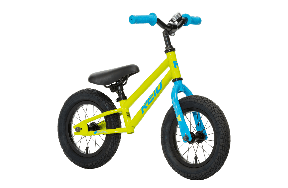 Explorer S Balance Kids Bike Fluro Yellow Bikes Reid