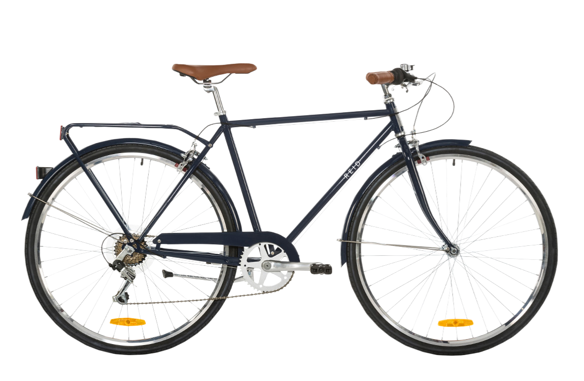 Gents Roadster Vintage Bike Navy Bikes Reid