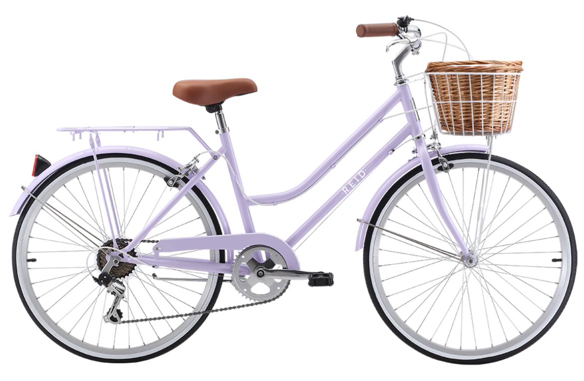Girls Classic Petite 24" Vintage Bike Lavender Bikes Reid