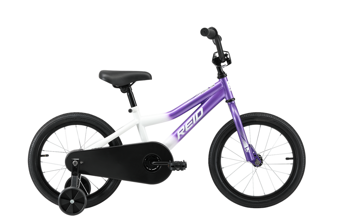 Girls Explorer S 16" Kids Bike Purple Bikes Reid