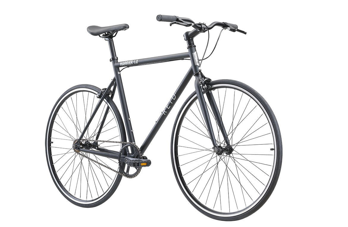 Harrier 1.0 Singlespeed Bike Matte Black Bikes Reid