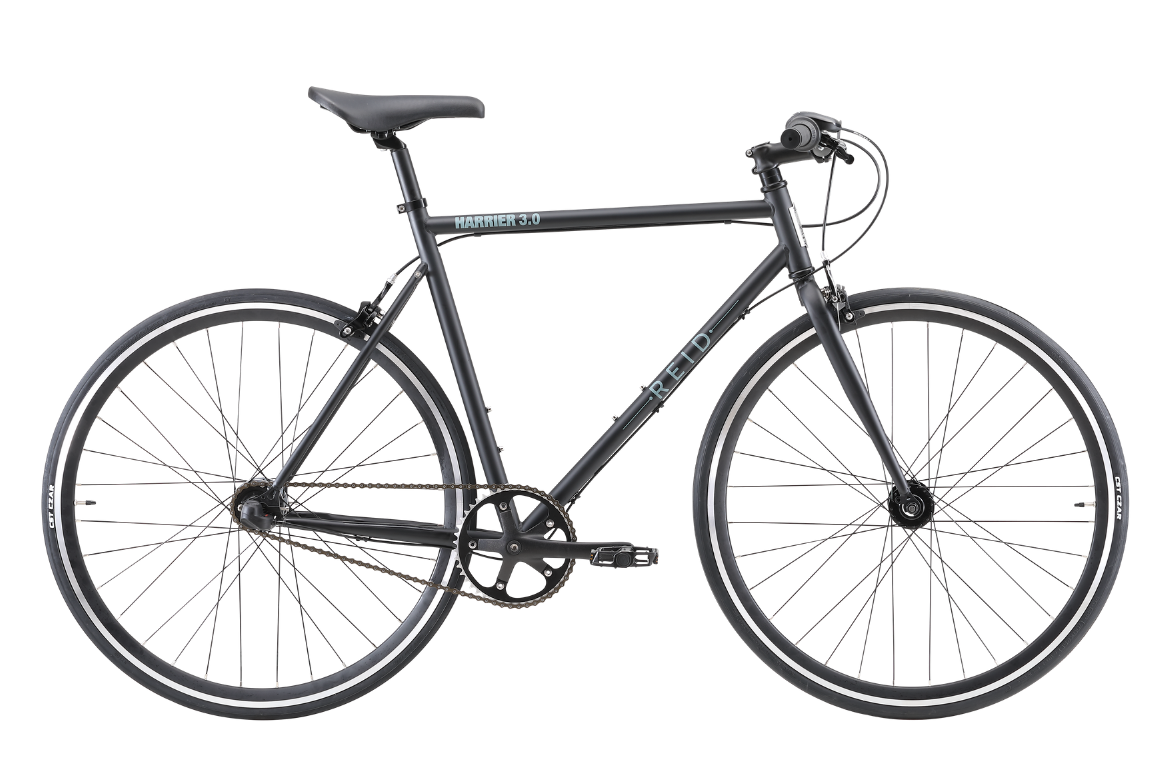 Harrier 3.0 Singlespeed Bike Charcoal Bikes Reid