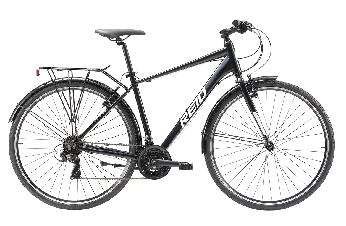 City 1 Commuter Bike Black Bikes Reid