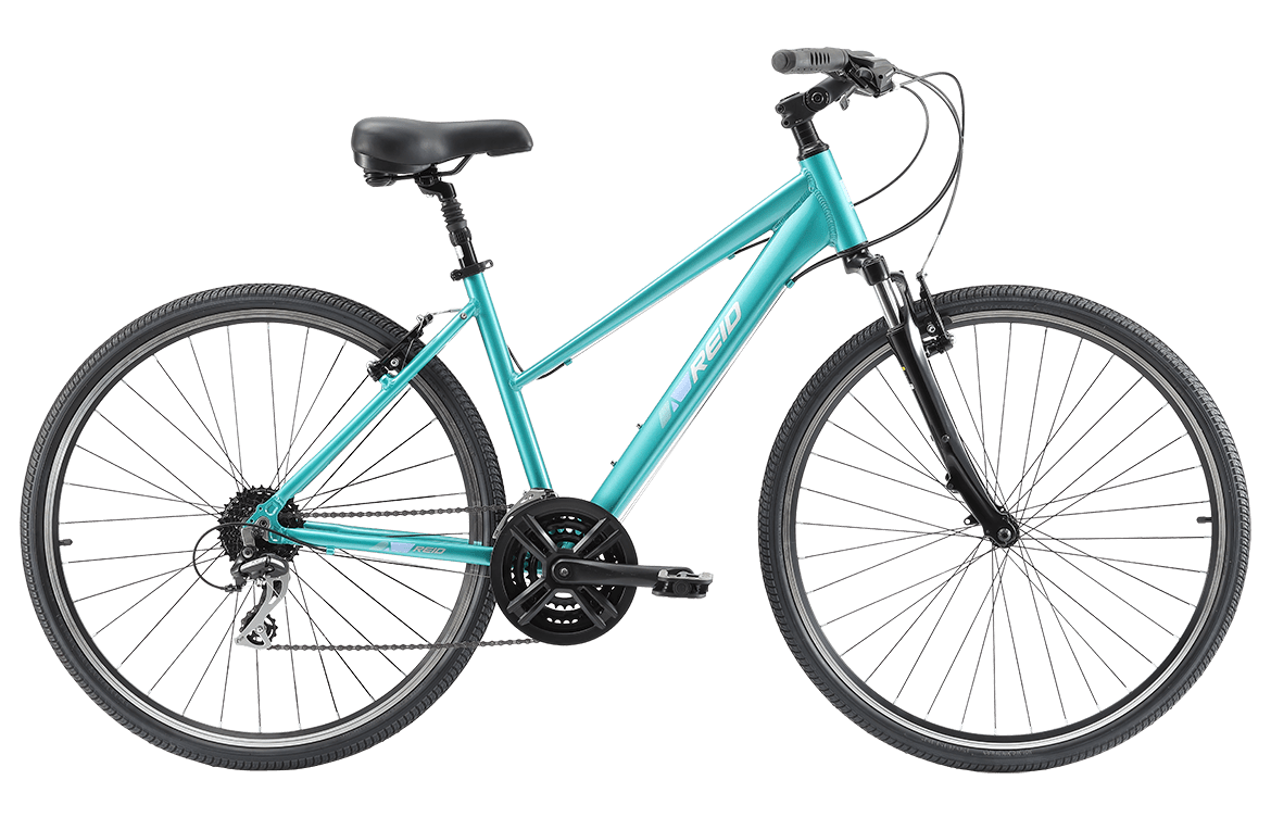 Comfort 3 Step Through Commuter Bike Turquoise Bikes Reid