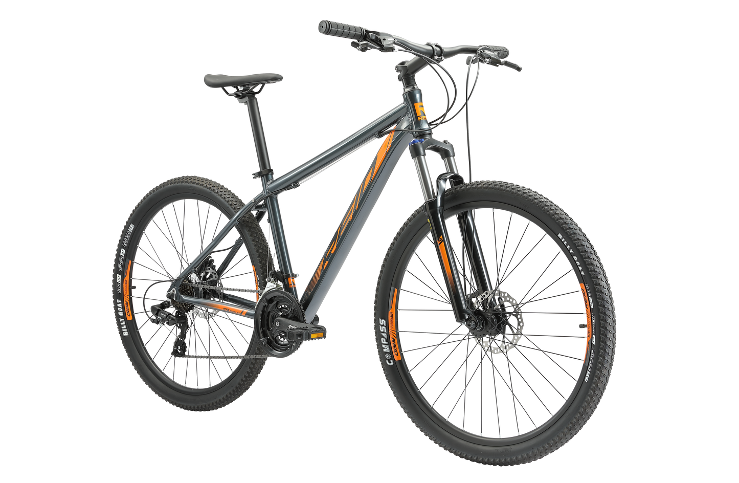 MTB Sport Disc Mountain Bike Charcoal Bikes Reid