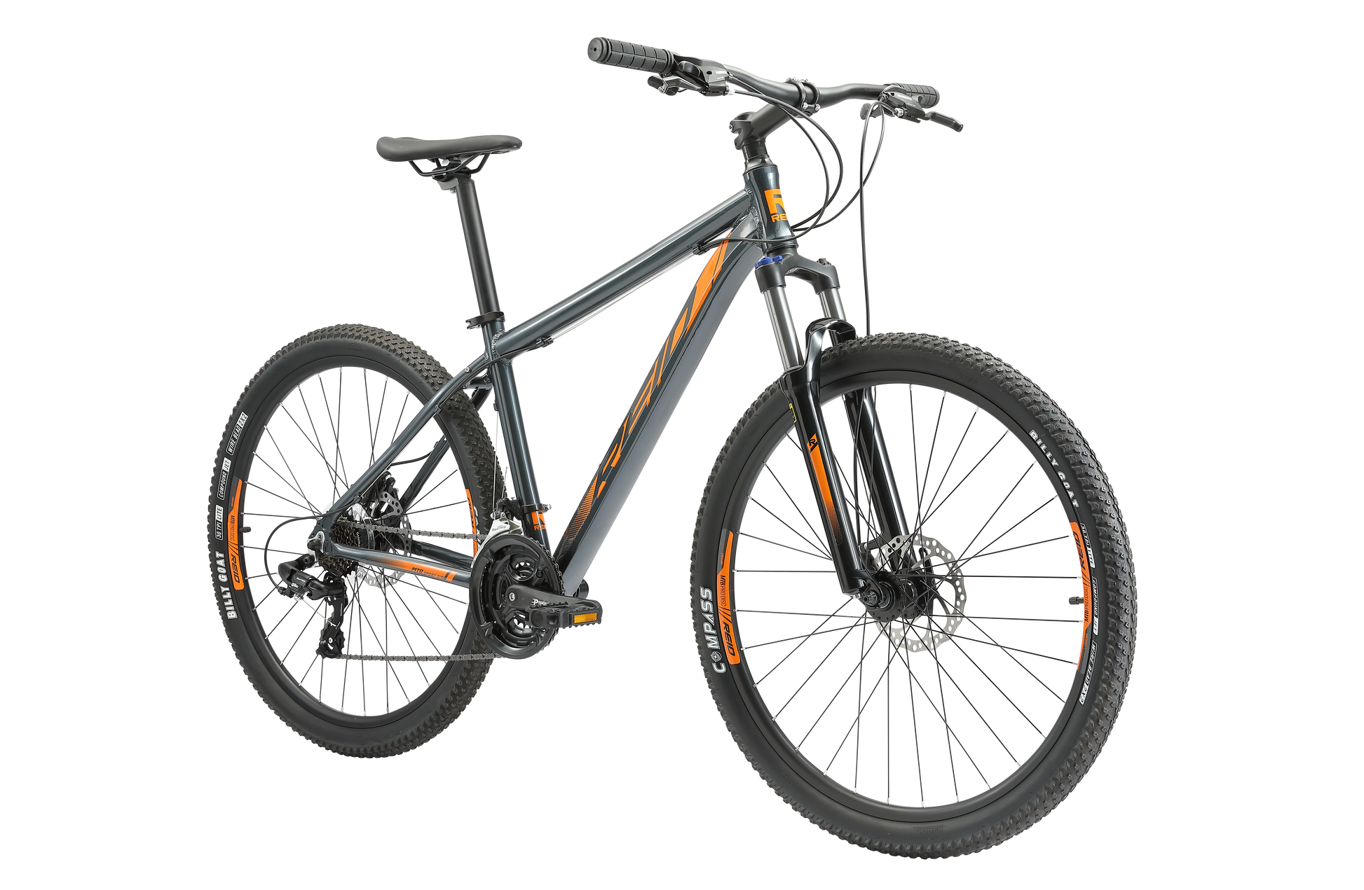 MTB Sport Disc Mountain Bike Charcoal Bikes Reid