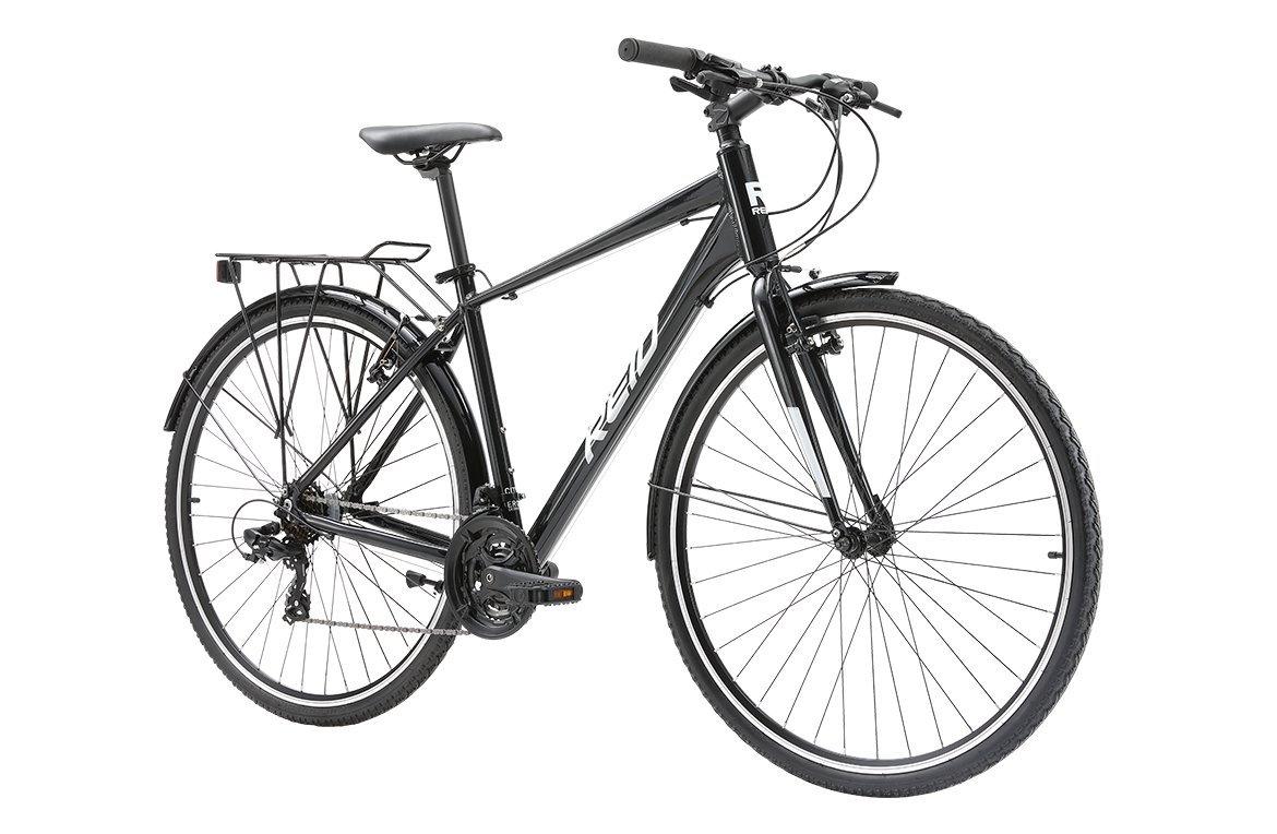 City 1 Commuter Bike Black Bikes Reid