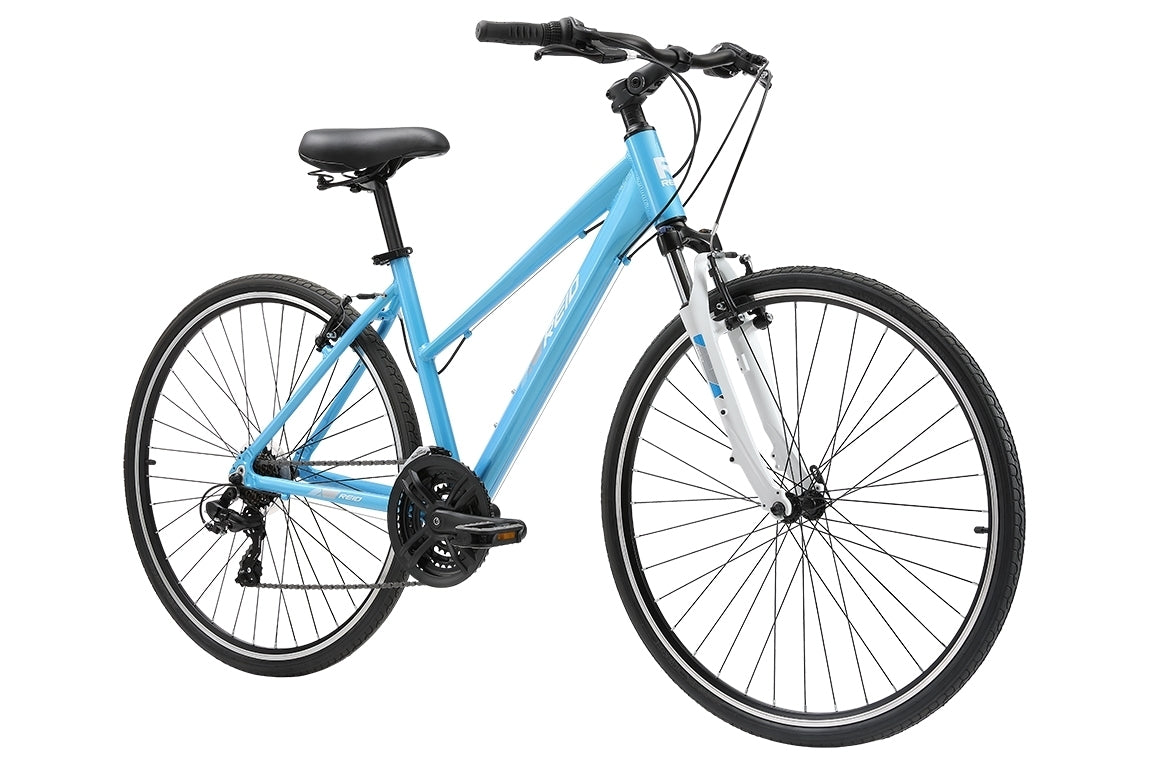 Comfort 2 Step Through Commuter Bike Light Blue Bikes Reid