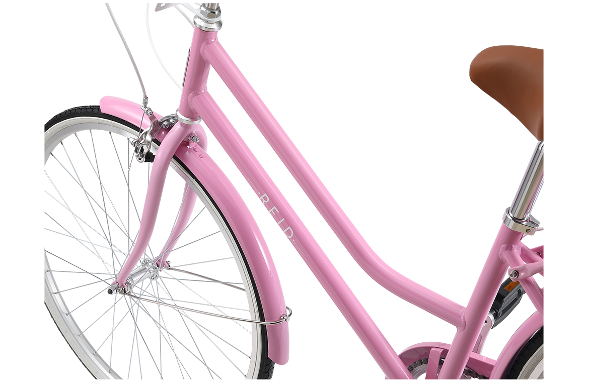 Ladies Classic Lite Vintage Bike Pink Bikes Reid