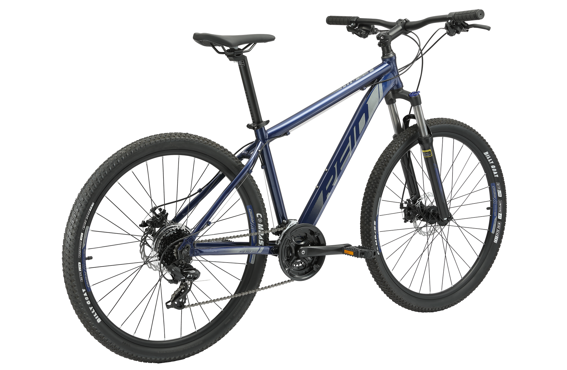 MTB Pro Disc Mountain Bike Dark Blue Bikes Reid