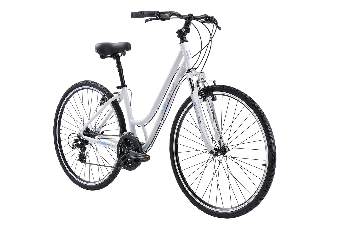 Comfort 3 Step Through Commuter Bike 2020 White Bikes Reid