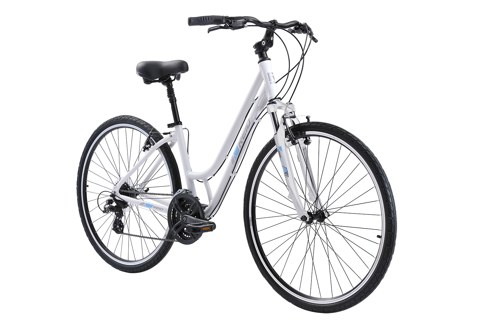 Comfort 3 Step Through Commuter Bike 2020 White Bikes Reid
