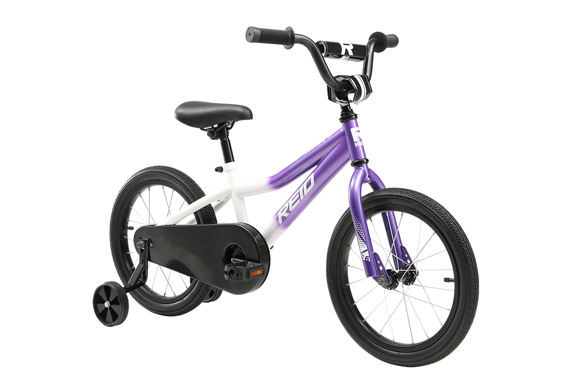 Girls Explorer S 16" Kids Bike Purple Bikes Reid