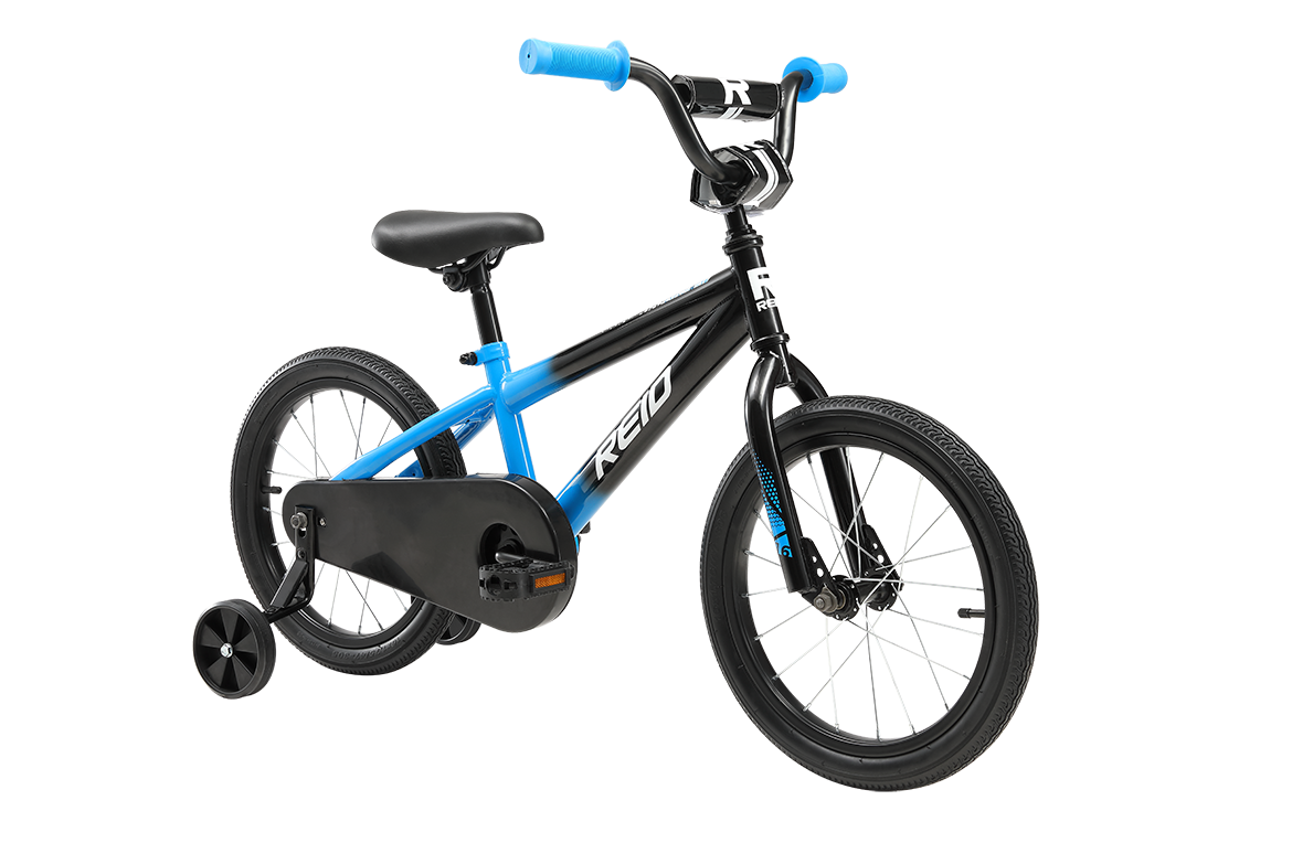 Boys Explorer S 16" Kids Bike Blue/Black Bikes Reid